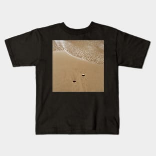 My pebble and I at the beach Kids T-Shirt